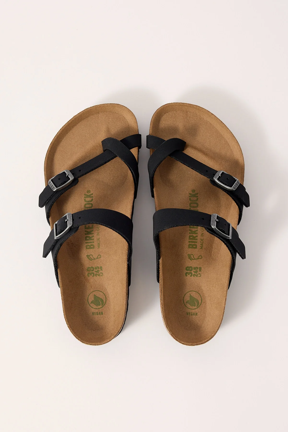 Birkenstock Mayari Vegan Black Birkibuc Regular Black - Image 3