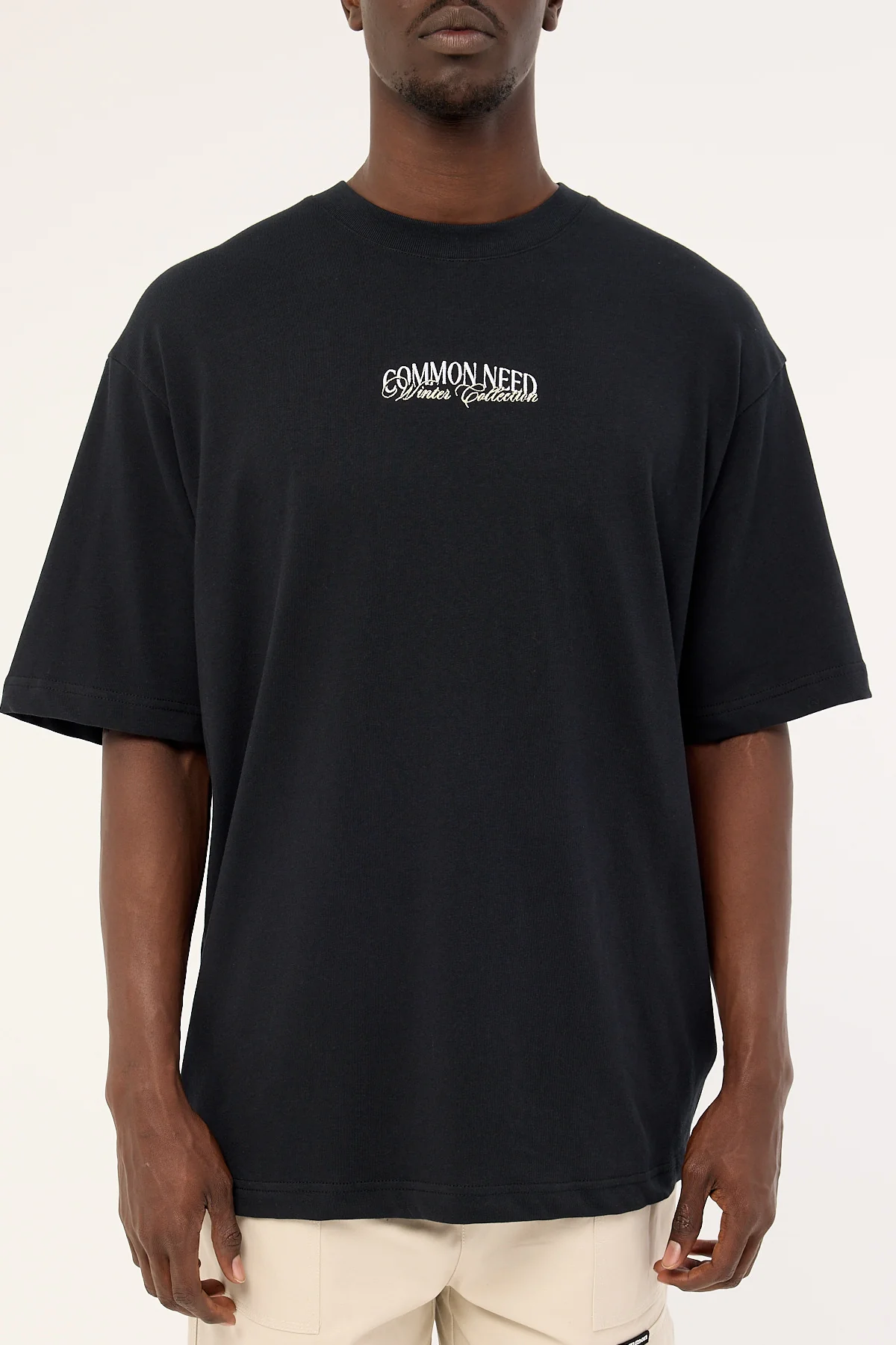 Common Need Enroll Heavyweight Boxy Tee Black - Image 6