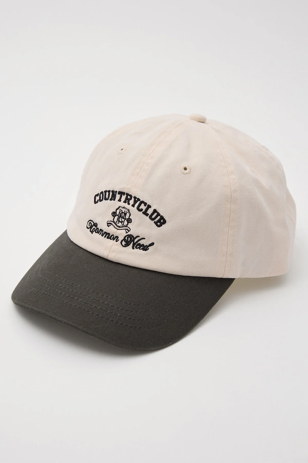 Common Need Prestige Dad Cap Ecru/Green - Image 3