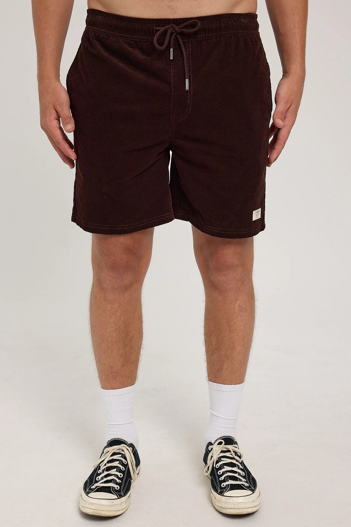 Common Need Salt Organic Cord Short Dark Brown - Image 5