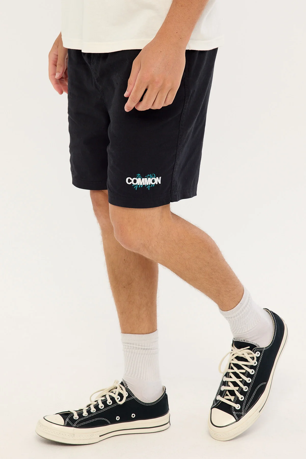 Common Need Sumi Elastic Waist Short Black - Image 4