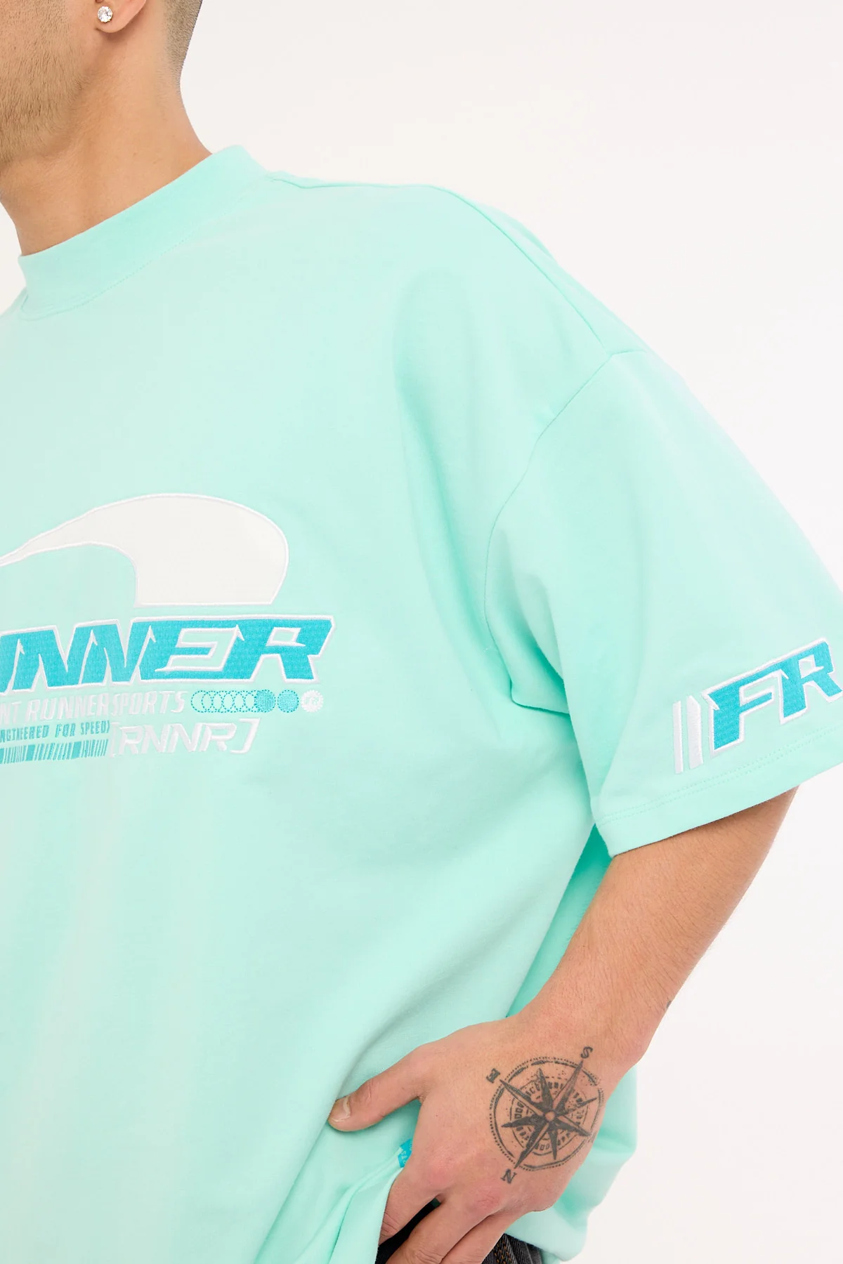 Front Runner Circuit Tee Tiffany Blue - Image 5