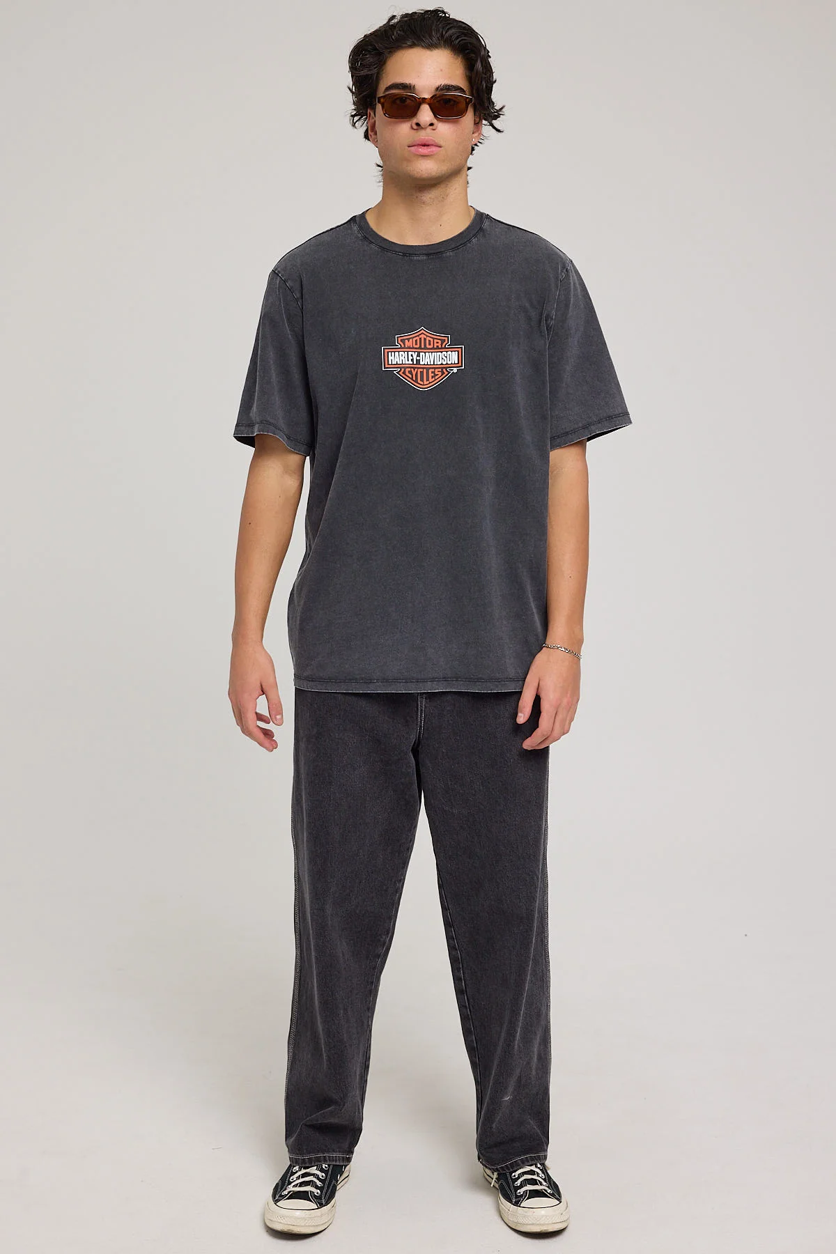 Harley-davidson SS B and S Freedom Tee Vintage Black - Image 2