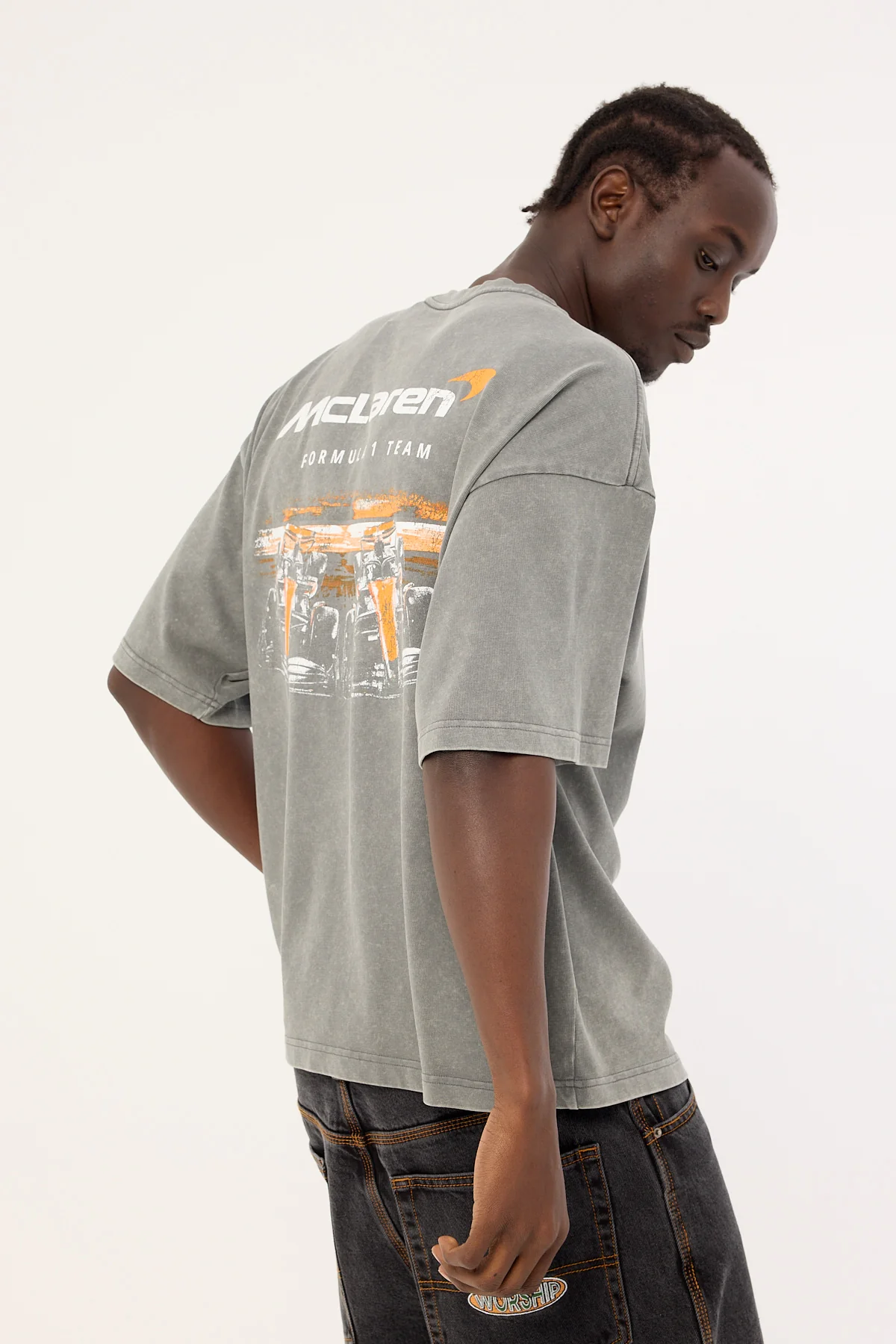 Mitchell & Ness 1963 Boxy Tee Washed Black - Image 7