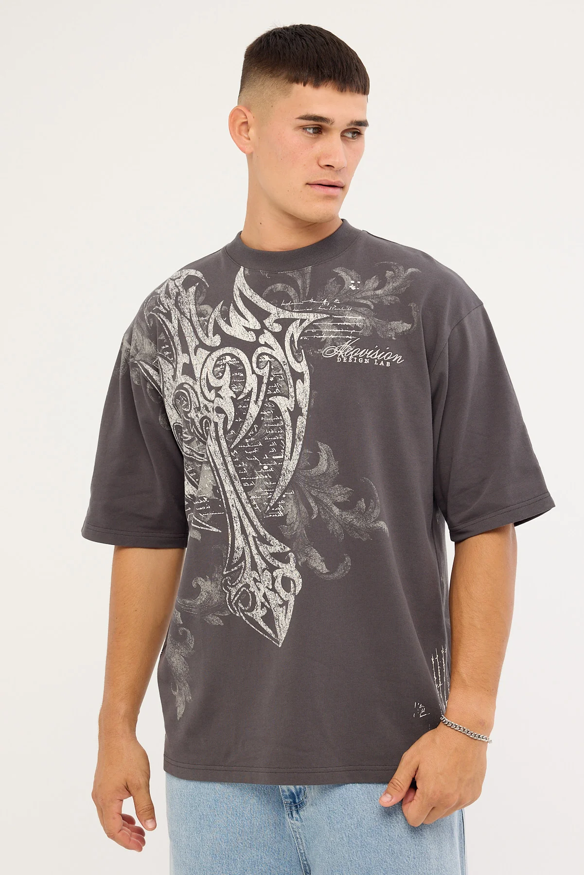 Neovision Banish Street Super Heavy Tee Ash Black - Image 3