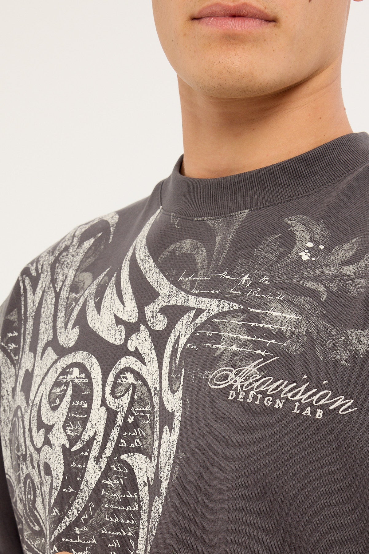 Neovision Banish Street Super Heavy Tee Ash Black - Image 4