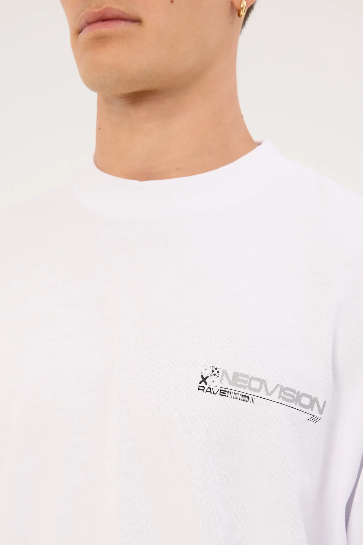 Neovision Scythe Oversize Super Heavy Tee White - Image 4