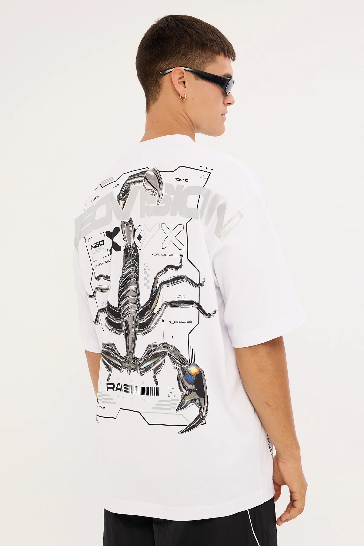 Neovision Scythe Oversize Super Heavy Tee White - Image 6