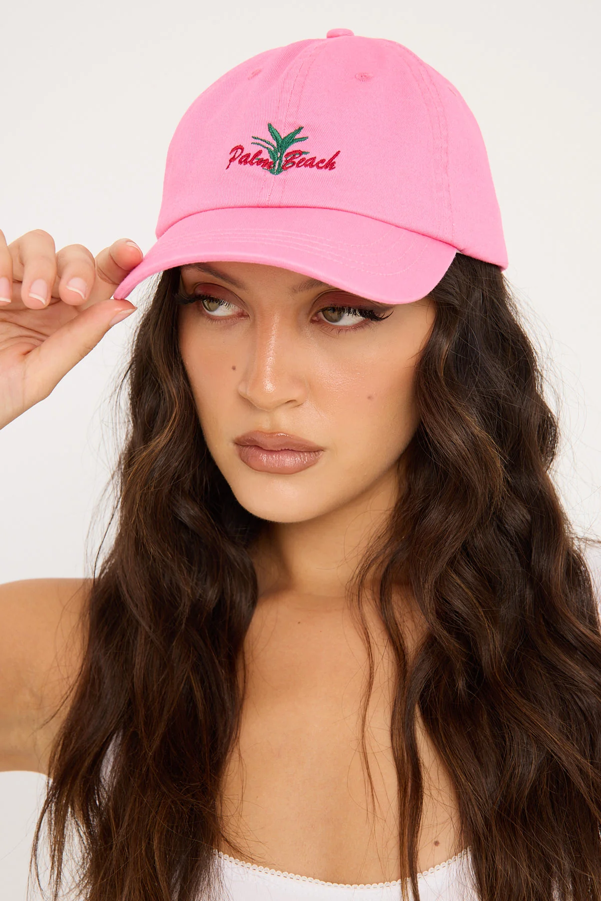 Token Palm Beach Washed Dad Cap Washed Pink - Image 5